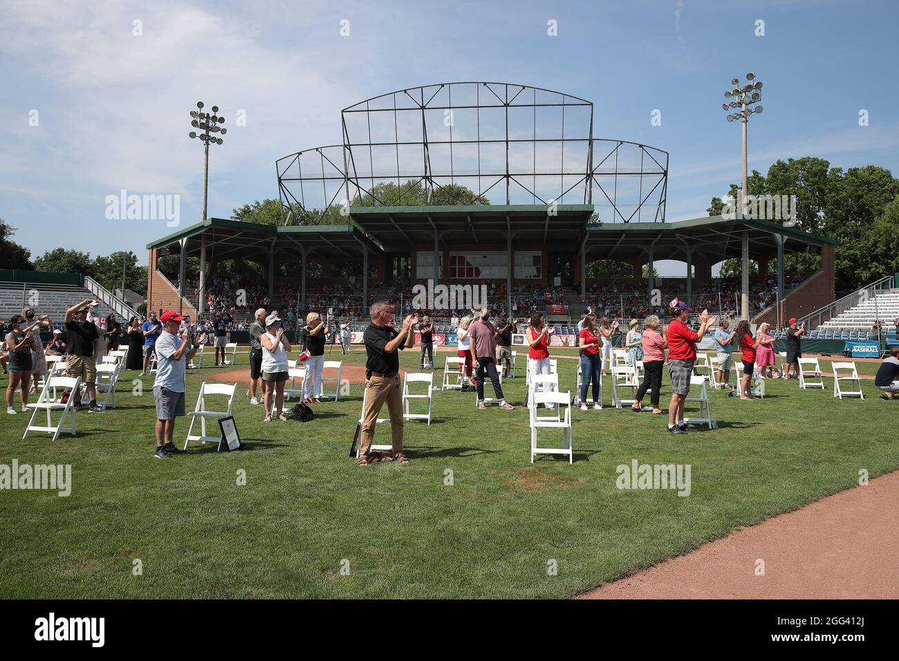 August 28 2021, Labatt Park, London, Ontario, Kanada. Feier für Olympioniken Luke Durda/Alamy Stockfoto