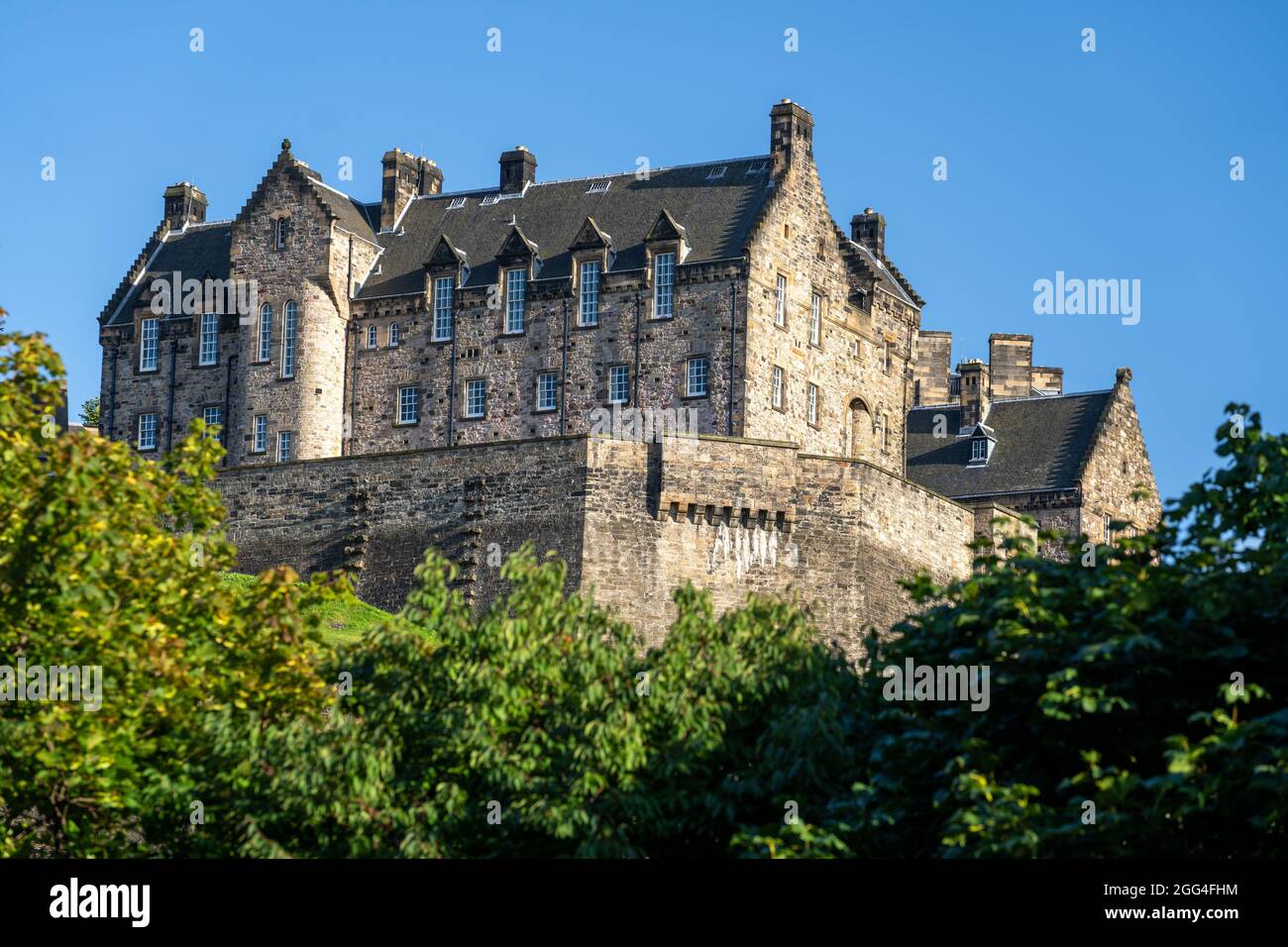 Edinburgh Castle scotland Castle edinburgh scottish Castle edinburgh Altstadt Edinburgh Midlothian Schottland GB Europa Stockfoto