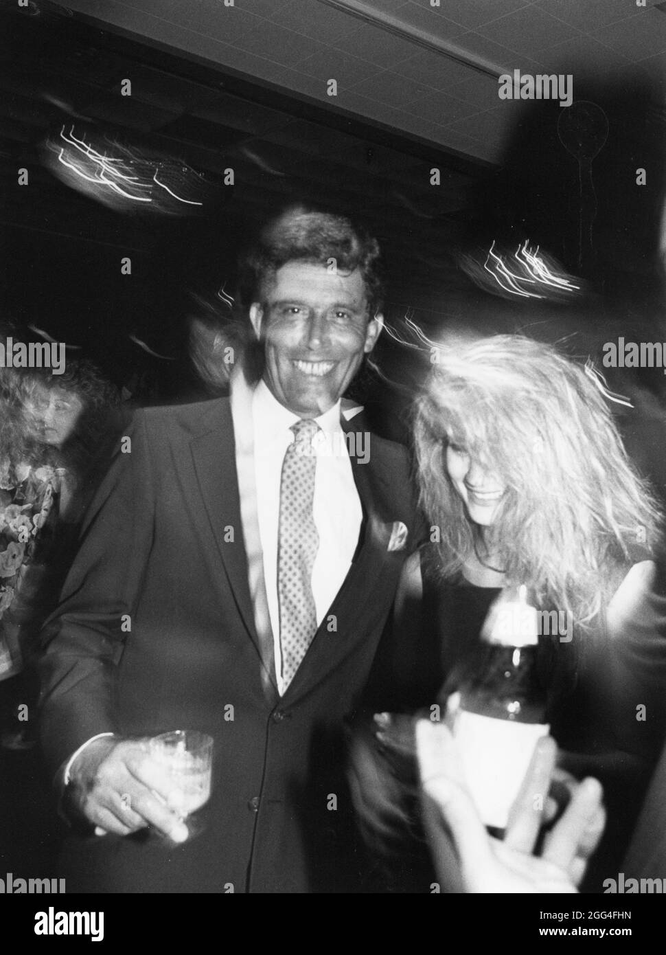 Austin, Texas, USA, um 1990: Party für Singles Networking-Gruppe, die Singles eine Chance zu trinken, Kontakte zu knüpfen und Viel Spaß. Datei es-0127 ©Bob Daemmrich Stockfoto