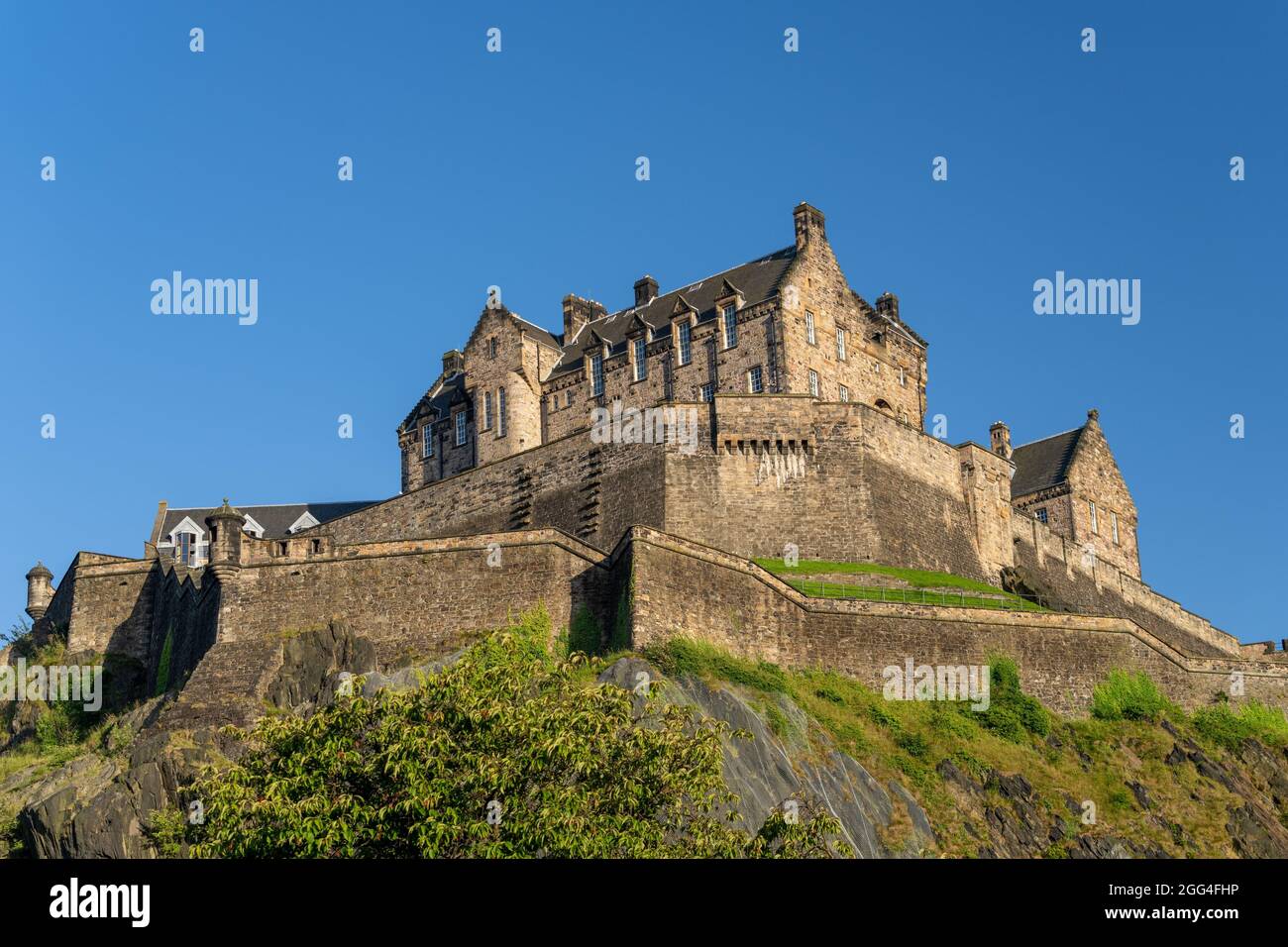Edinburgh Castle scotland Castle edinburgh scottish Castle edinburgh Altstadt Edinburgh Midlothian Schottland GB Europa Stockfoto