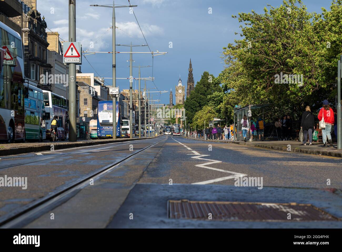 New Town, Edinburgh, Schottland Großbritannien Stockfoto