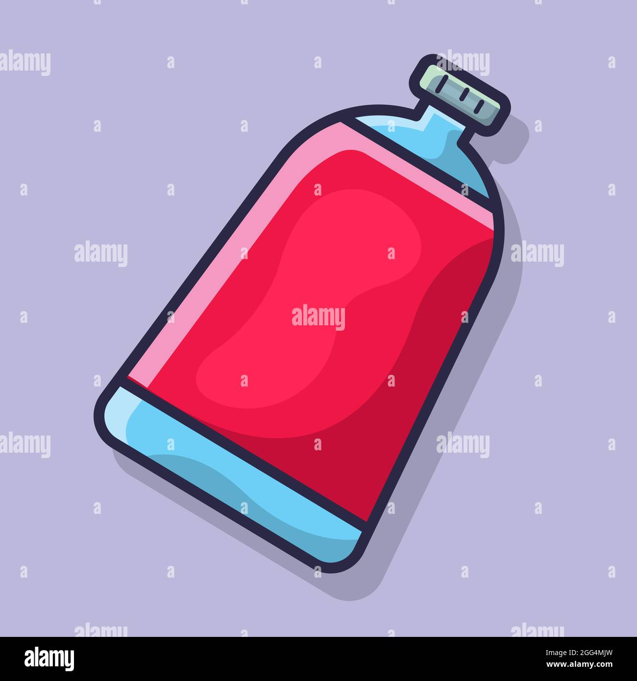 Ölfarbe Rohr isoliert Cartoon Vektor Illustration in flachem Stil Stock Vektor