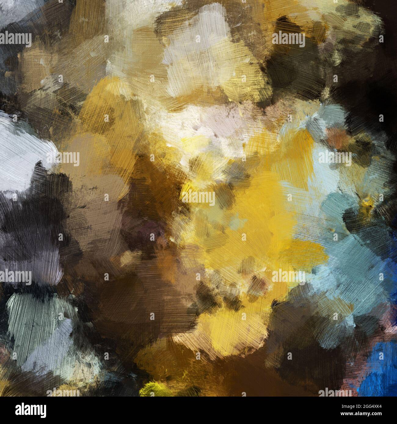 Ein kreatives abstraktes digitales Hintergrundgemälde Stockfoto