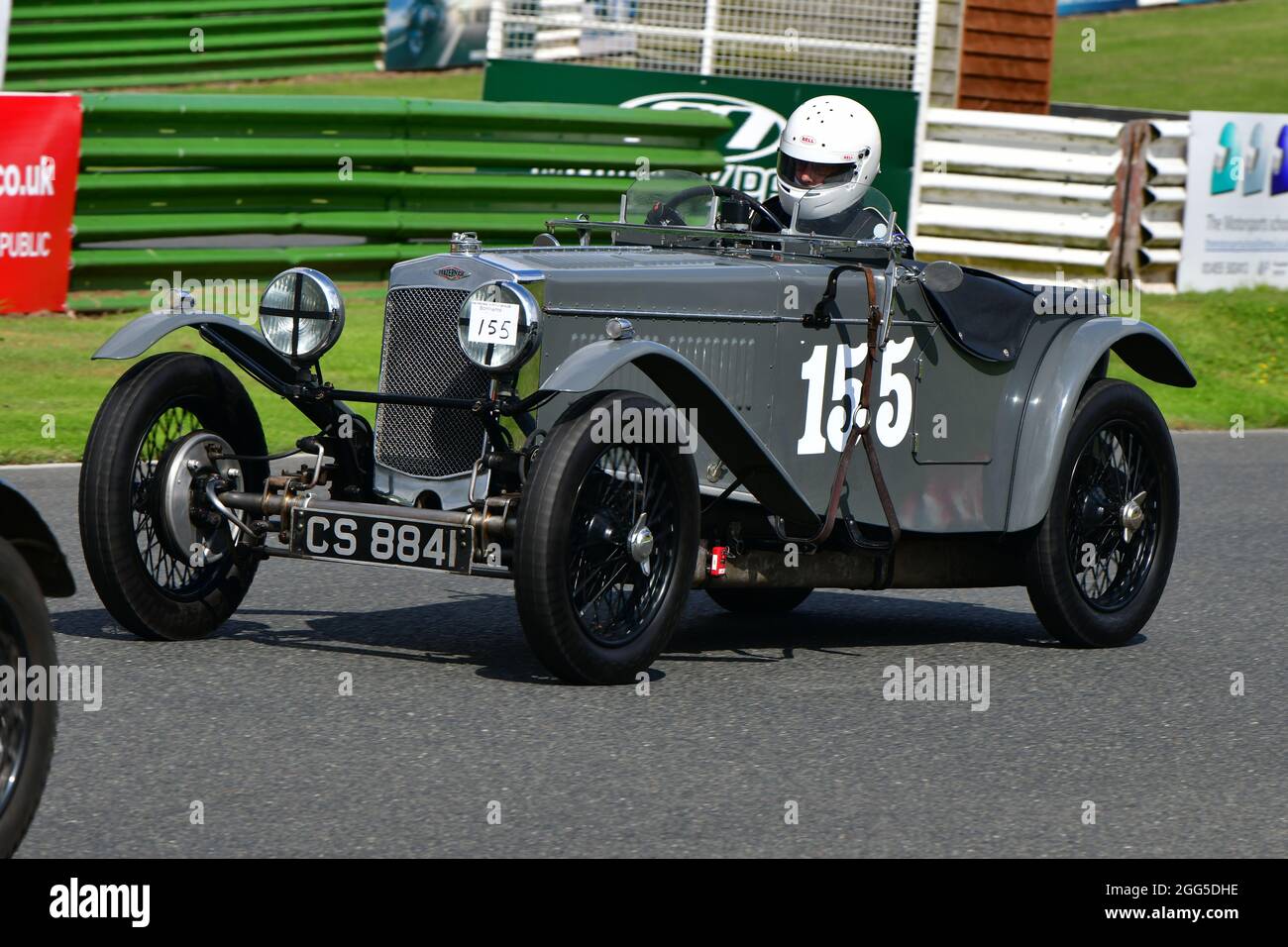 Iain Roche, Frazer Nash TT Replik, Besitzer - Fahrer - Mechaniker Pre-war Sports Cars, Bob Gerard Memorial Trophy Races Meeting, VSCC Formula Vintage, Mal Stockfoto