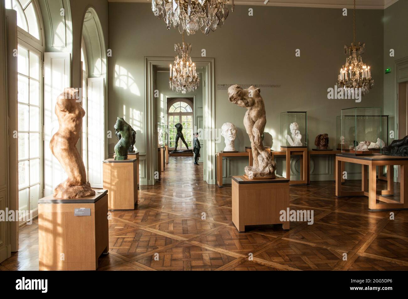 FRANKREICH. PARIS (7. BEZIRK). RODIN MUSEUM. ERWEITERUNG UND FRAGMENTIERUNG HALLE Stockfoto