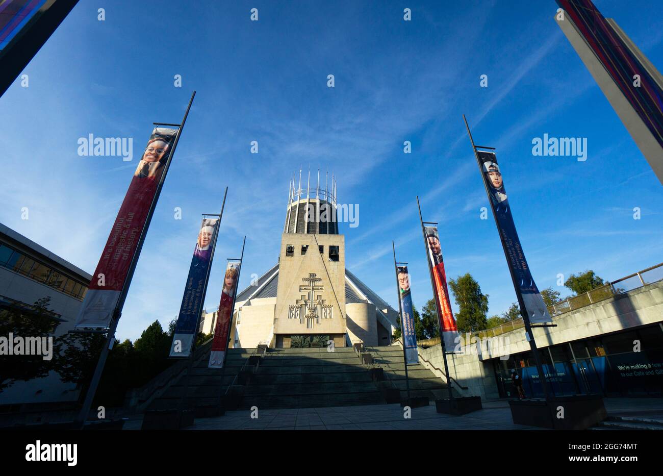 Metropolitan Cathedral of Christ the King in Liverpool Stockfoto
