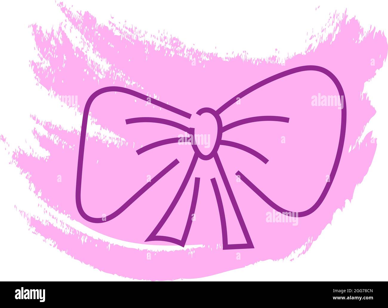 Feiertagsbogen, Symboldarstellung, Vektor auf weißem Hintergrund Stock Vektor