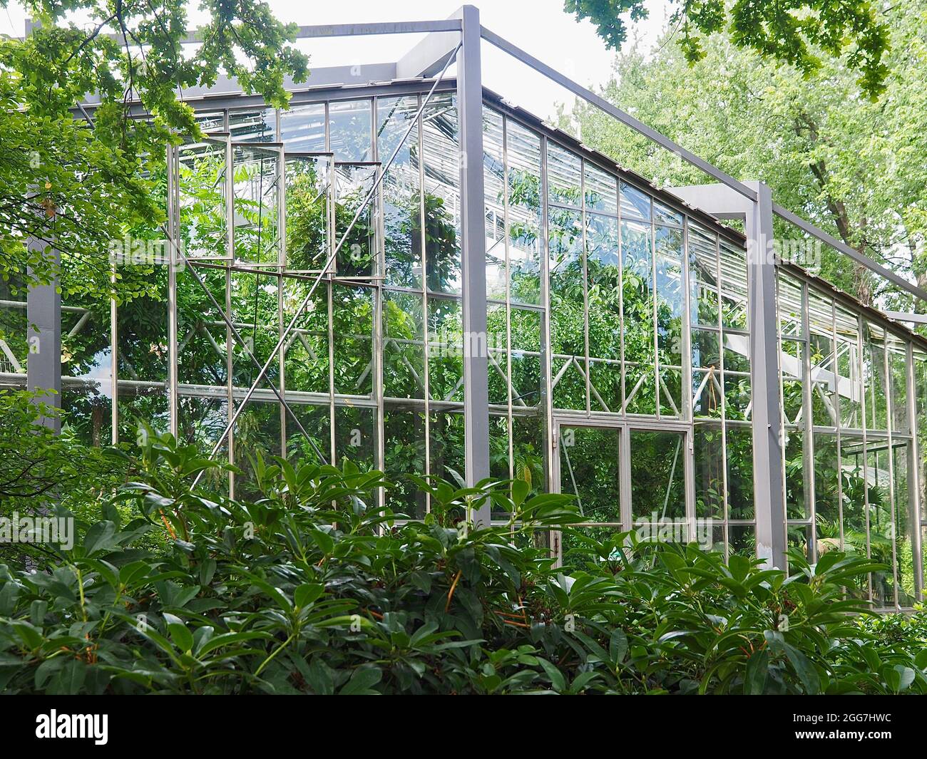 Planten un Blomen Botanischer Garten in Hamburg Stockfoto