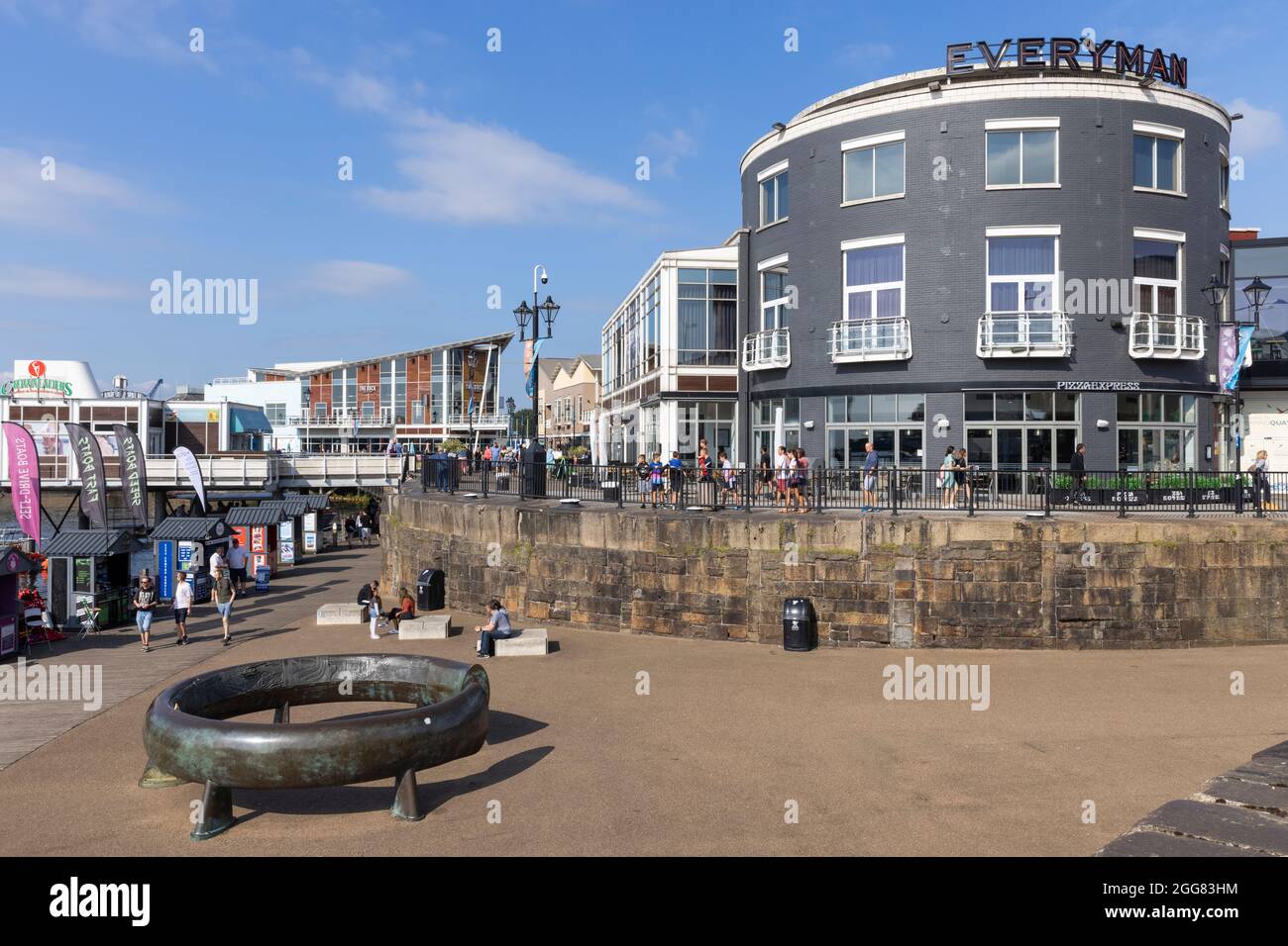 Der Keltische Ring in Cardiff Bay, Wales, Großbritannien Stockfoto