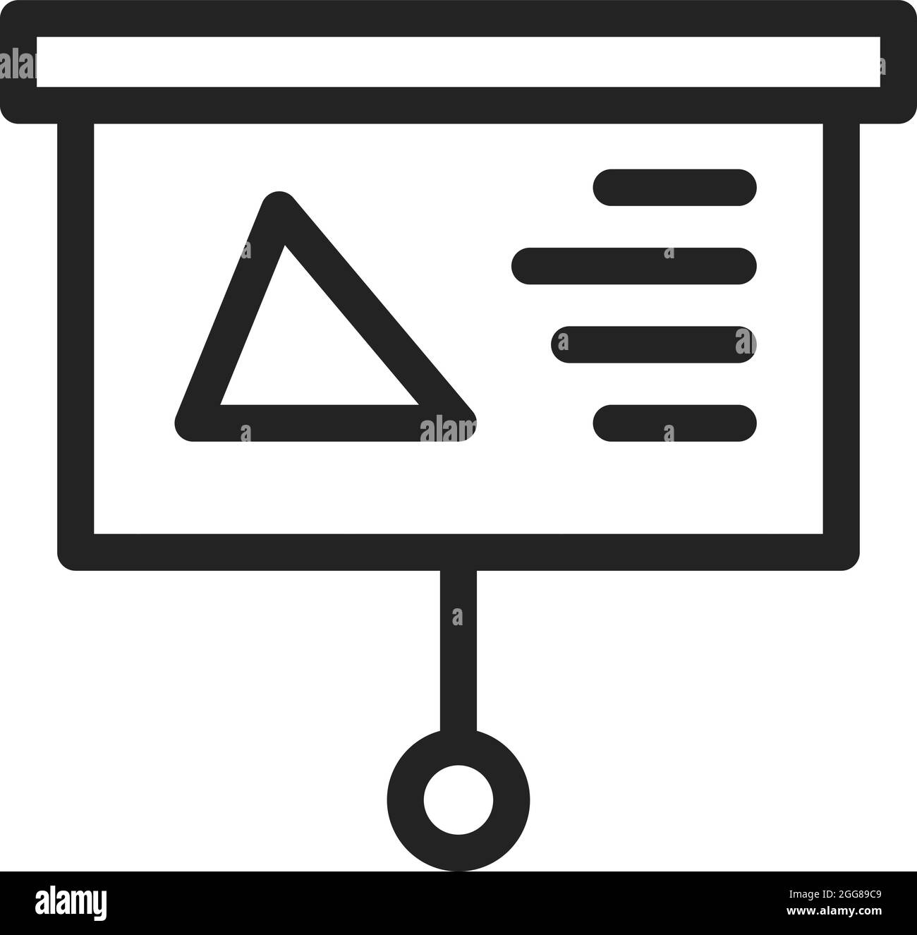 Schulvorstellung, Illustration, Vektor auf weißem Hintergrund. Stock Vektor