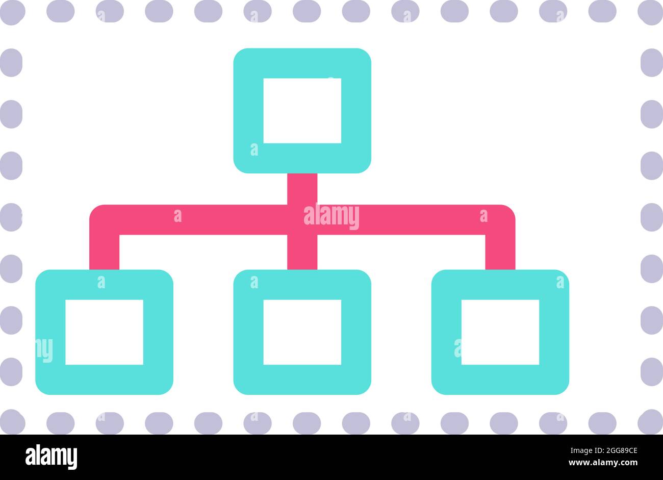 Teamwork-Entwicklung, Illustration, Vektor auf weißem Hintergrund. Stock Vektor