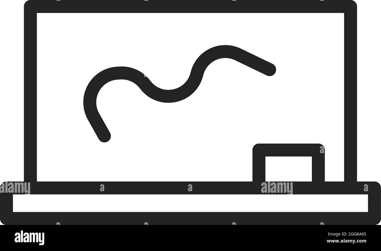 Schultafel, Illustration, Vektor auf weißem Hintergrund. Stock Vektor