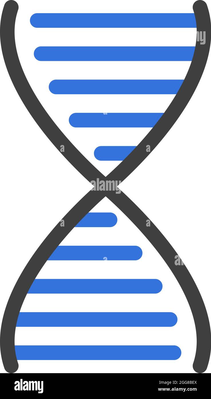 Labor-DNA, Illustration, Vektor auf weißem Hintergrund. Stock Vektor