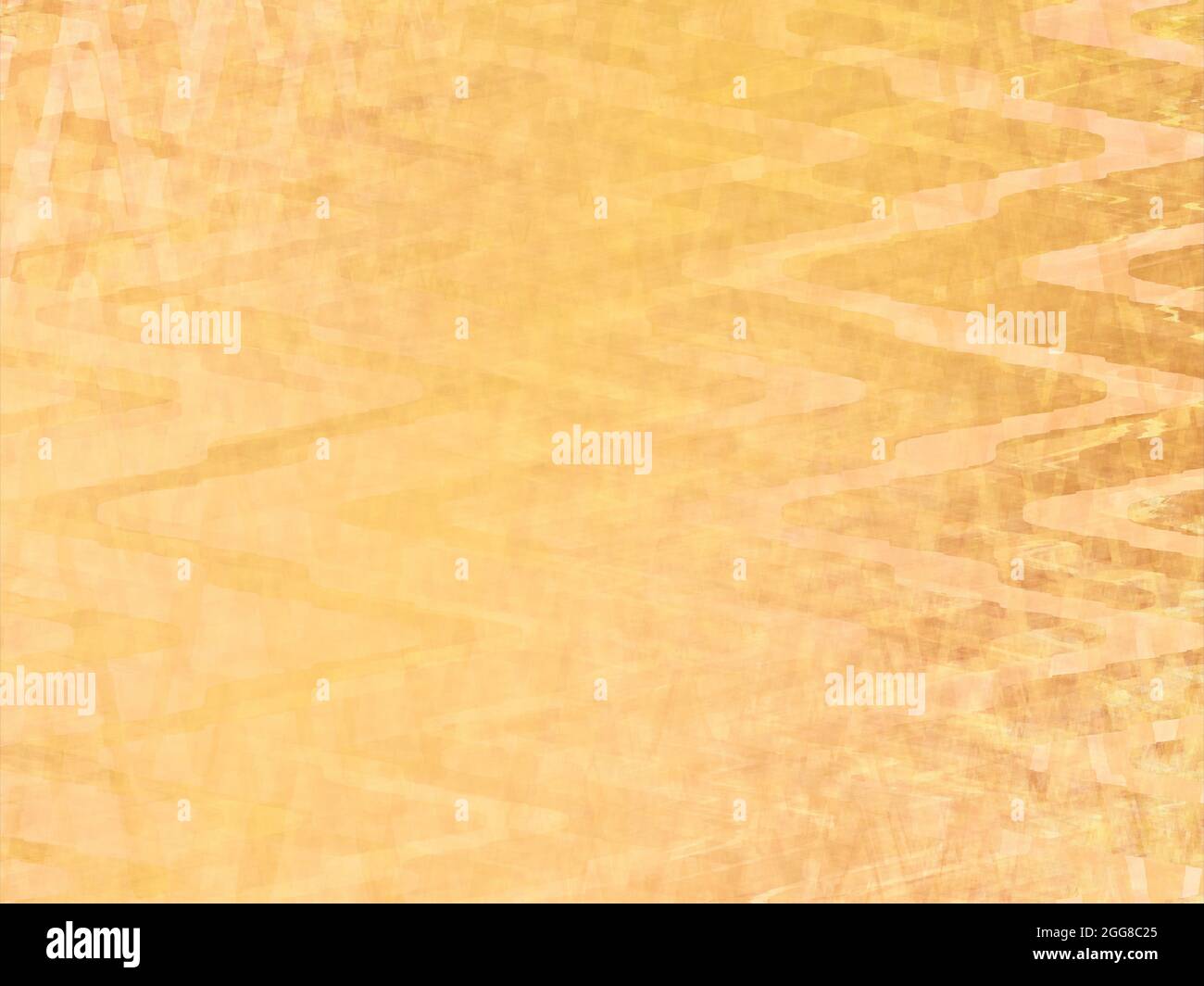 Golden Straw Yellow - Welliger Metallic-Hintergrund Stockfoto