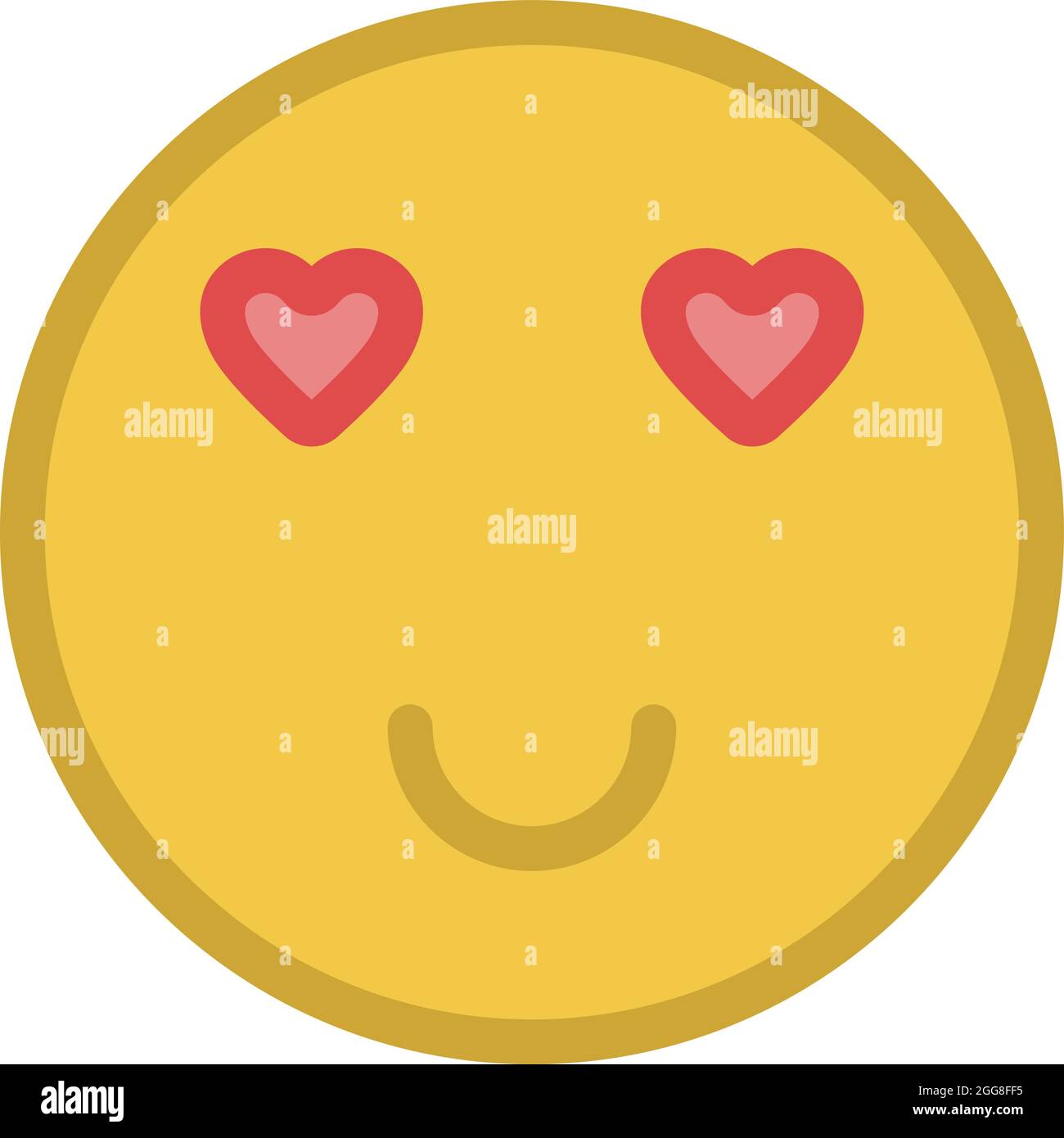 Er Schickt Smiley Mit Herzaugen Herz smiley Stock-Vektorgrafiken kaufen - Seite 2 - Alamy