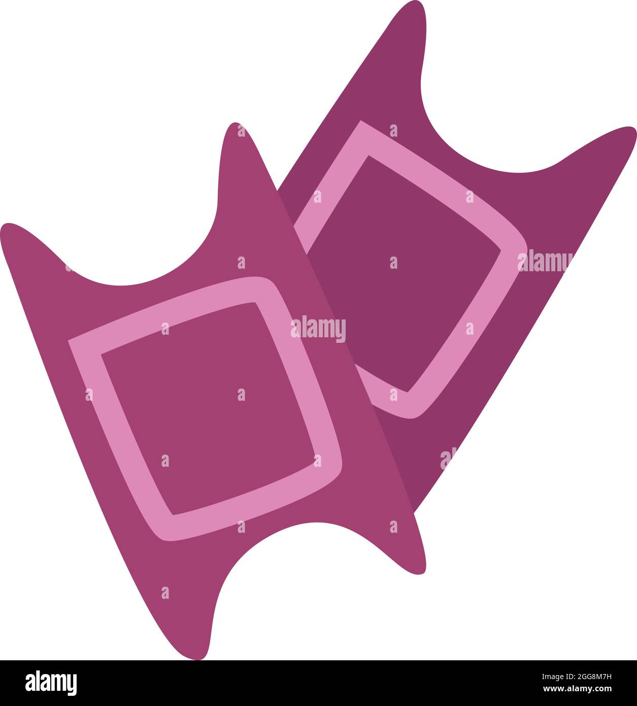 Kinokarten, Illustration, Vektor, auf weißem Hintergrund. Stock Vektor