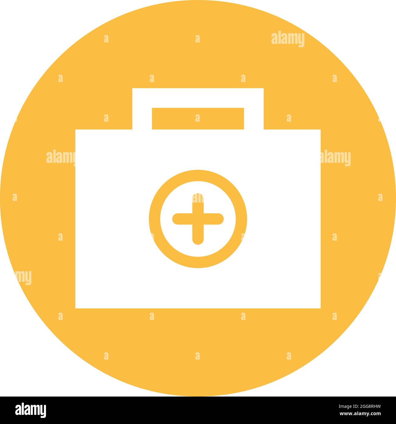 Medizinische Ausrüstung, Illustration, Vektor, auf weißem Hintergrund. Stock Vektor