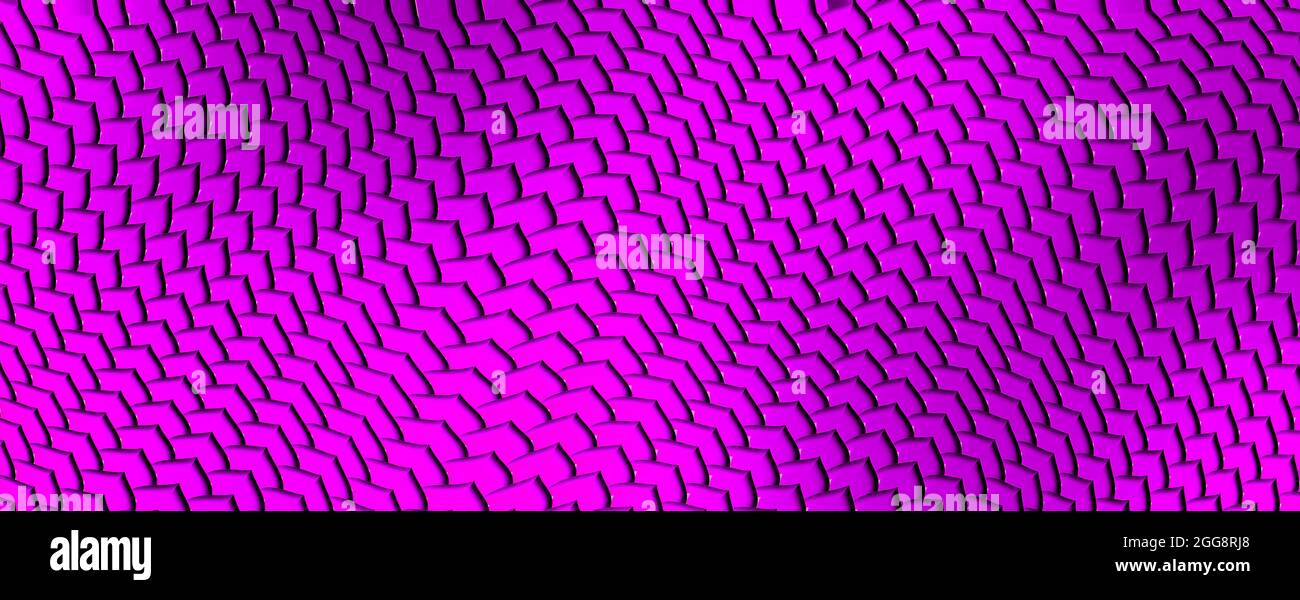 Leuchtendes rosa geometrisches Muster. Abstrakte, festliche Illustration Stockfoto