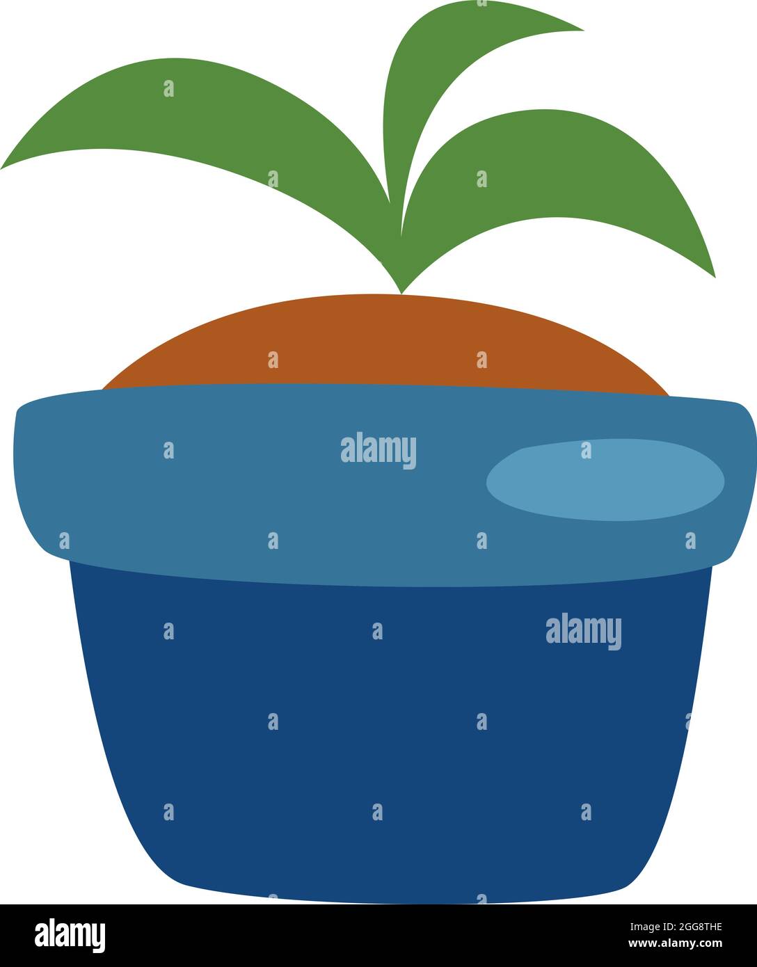 Gartenhobby, Illustration, Vektor, auf weißem Hintergrund. Stock Vektor