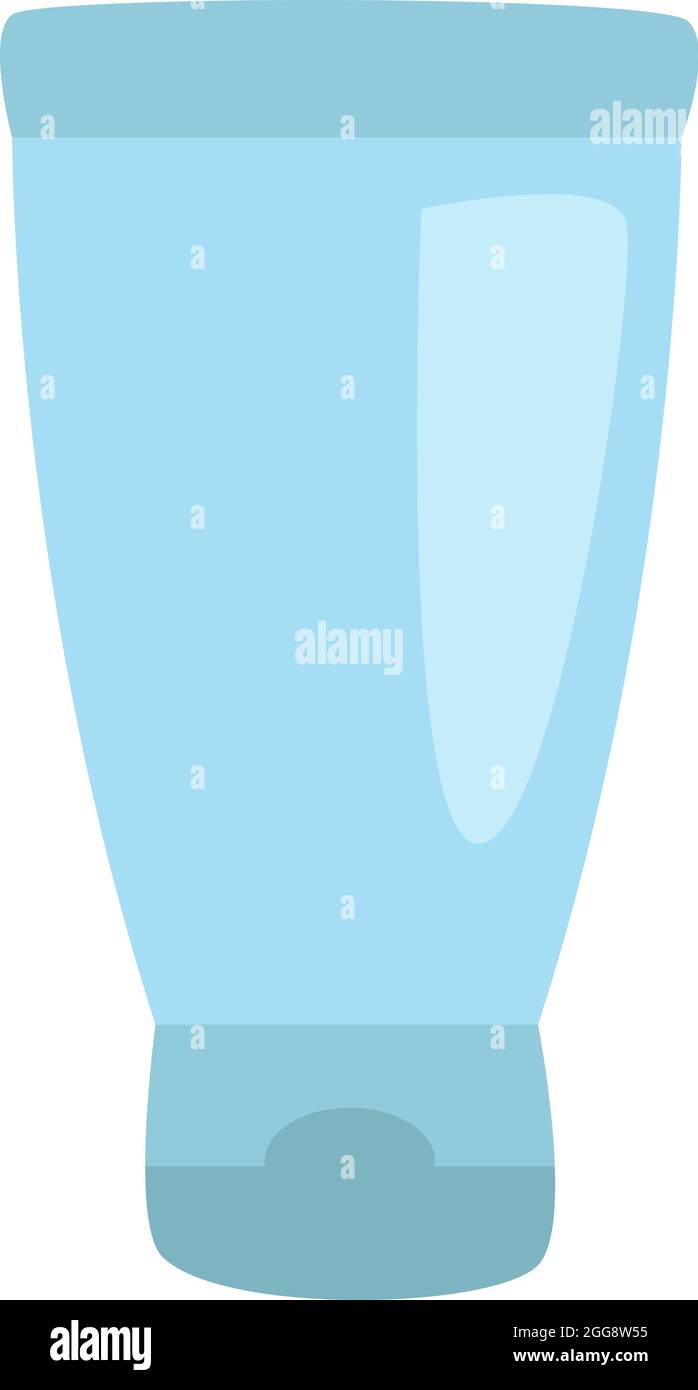 Blaue Handcreme, Illustration, Vektor, auf weißem Hintergrund. Stock Vektor