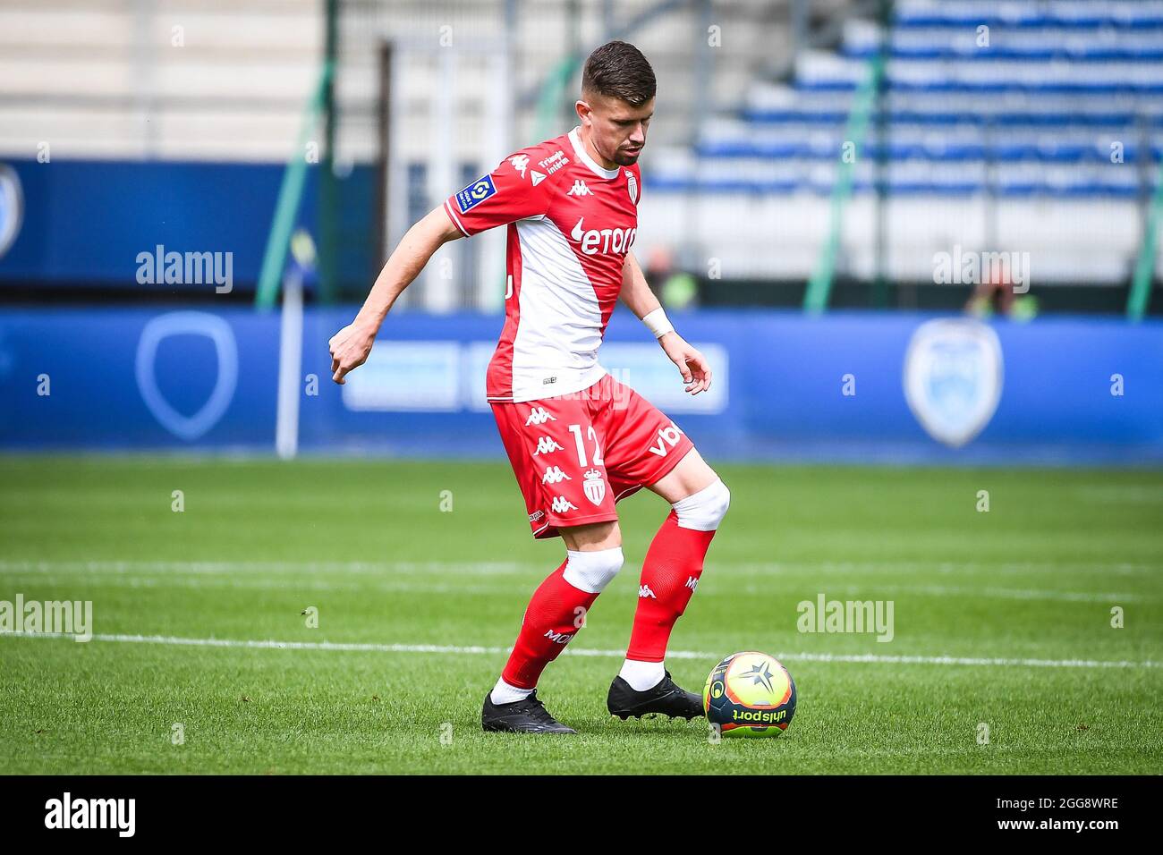 Caio HENRIQUE von Monaco während der französischen Meisterschaft Ligue 1 Fußballspiel zwischen ESTAC Troyes und AS Monaco am 29. August 2021 im Stade de L'Aube in Troyes, Frankreich - Foto Matthieu Mirville / DPPI Stockfoto