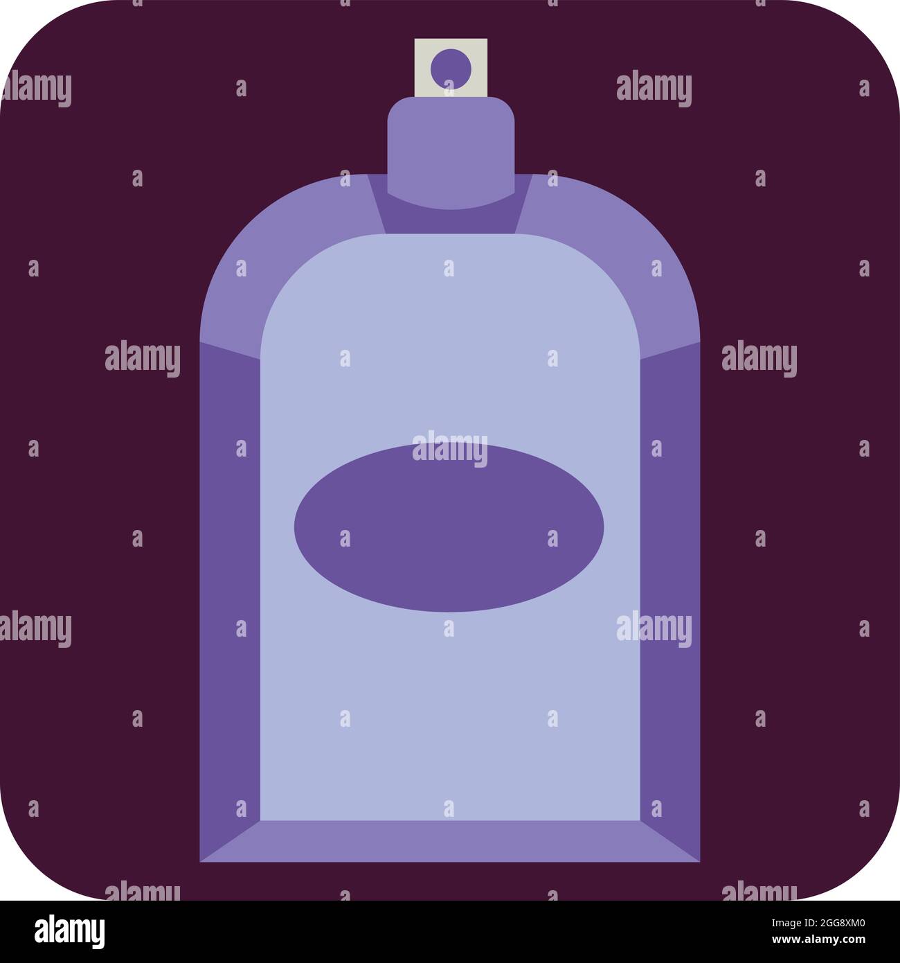 Mann Parfüm, Illustration, Vektor, auf weißem Hintergrund. Stock Vektor