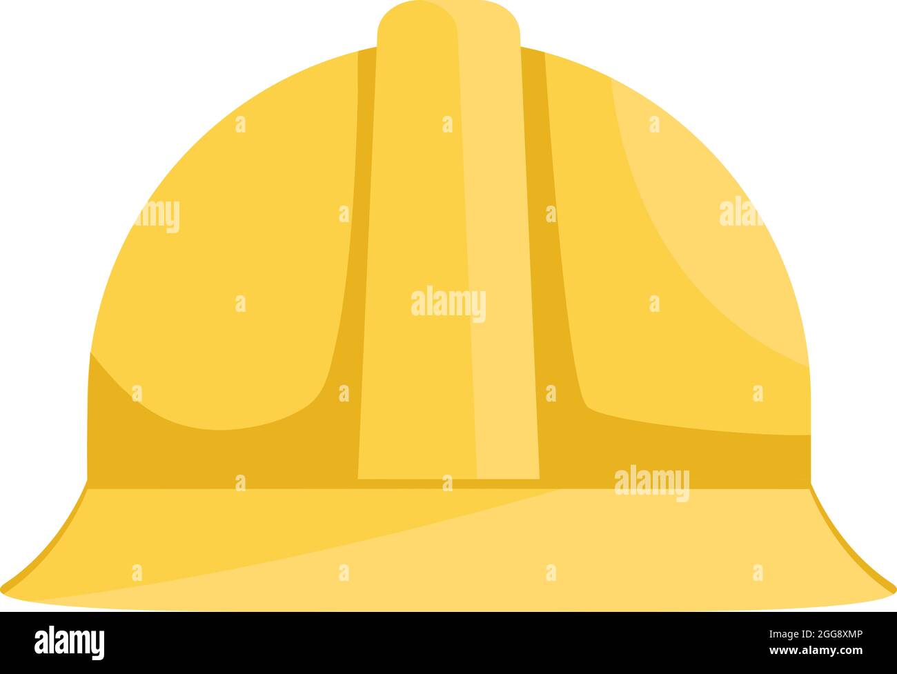 Arbeitshelm, Illustration, Vektor auf weißem Hintergrund. Stock Vektor