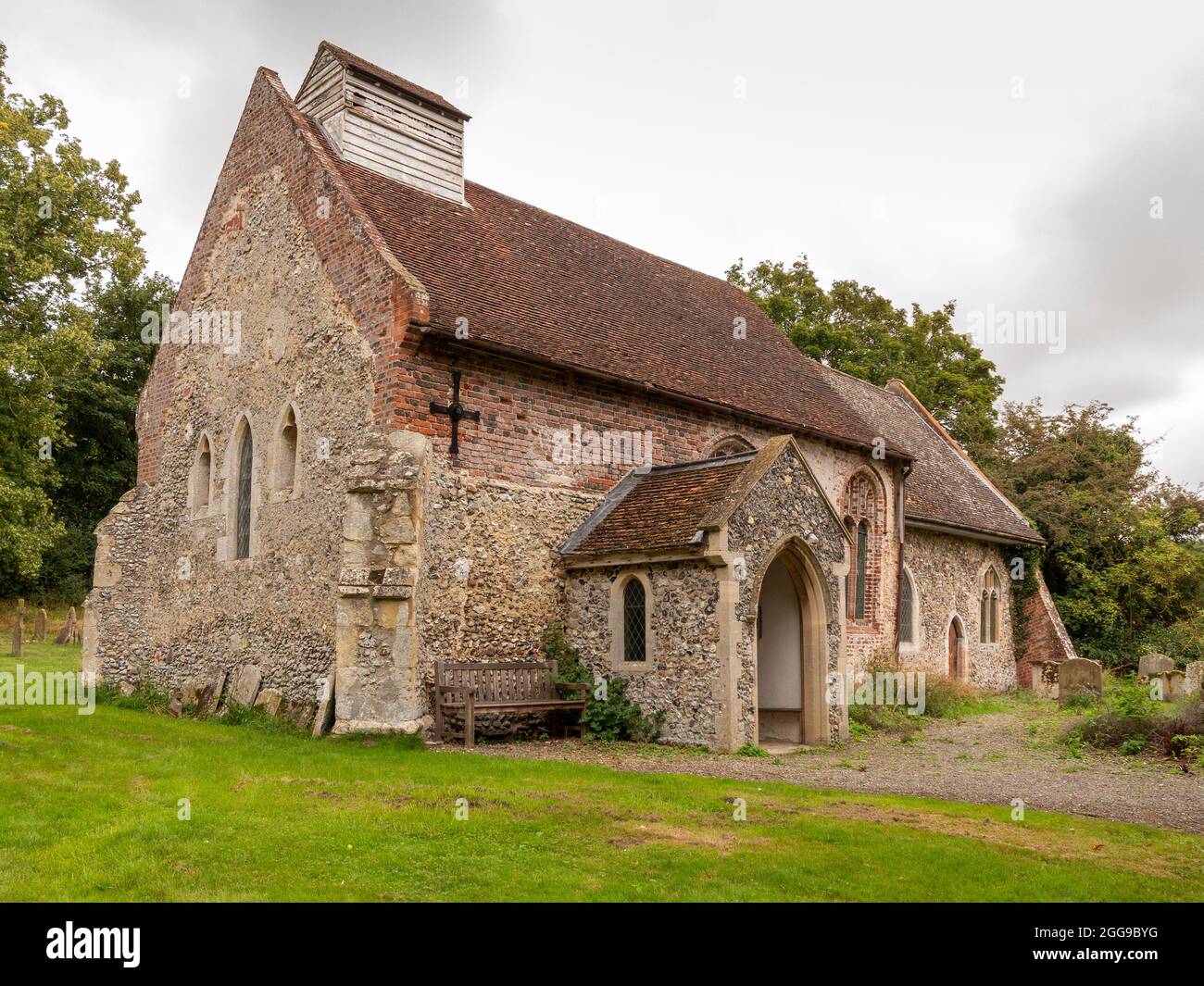 St. Margaret of Antioch Church, Linstead, Linstead Parva, Suffolk Stockfoto