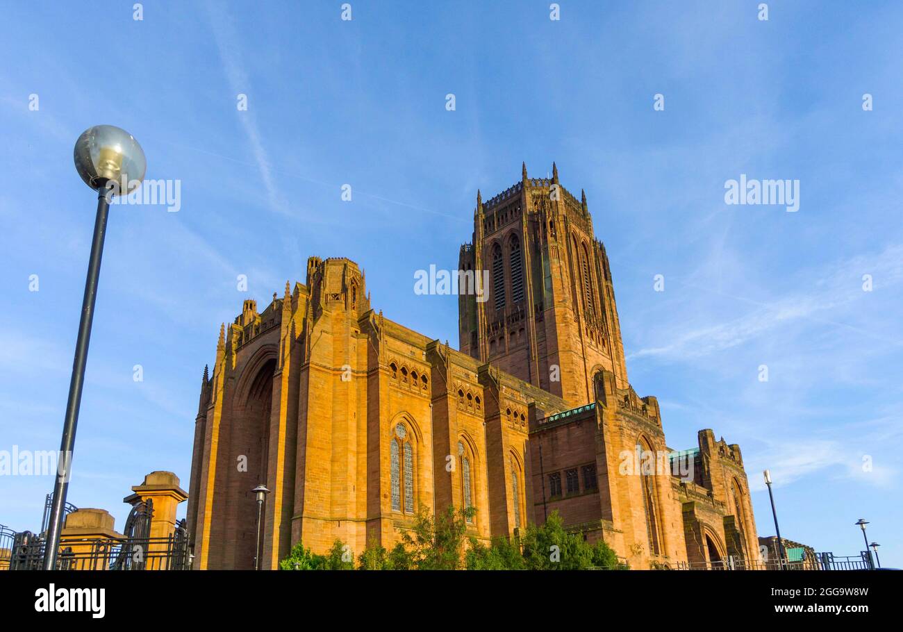 Die Liverpool Cathedral ist die anglikanische Diözese Liverpool Stockfoto