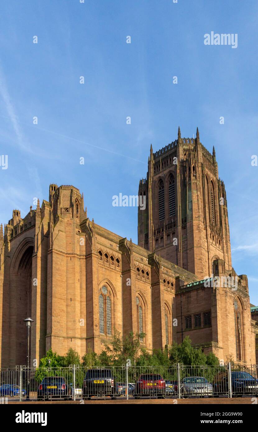 Die Liverpool Cathedral ist die anglikanische Diözese Liverpool Stockfoto