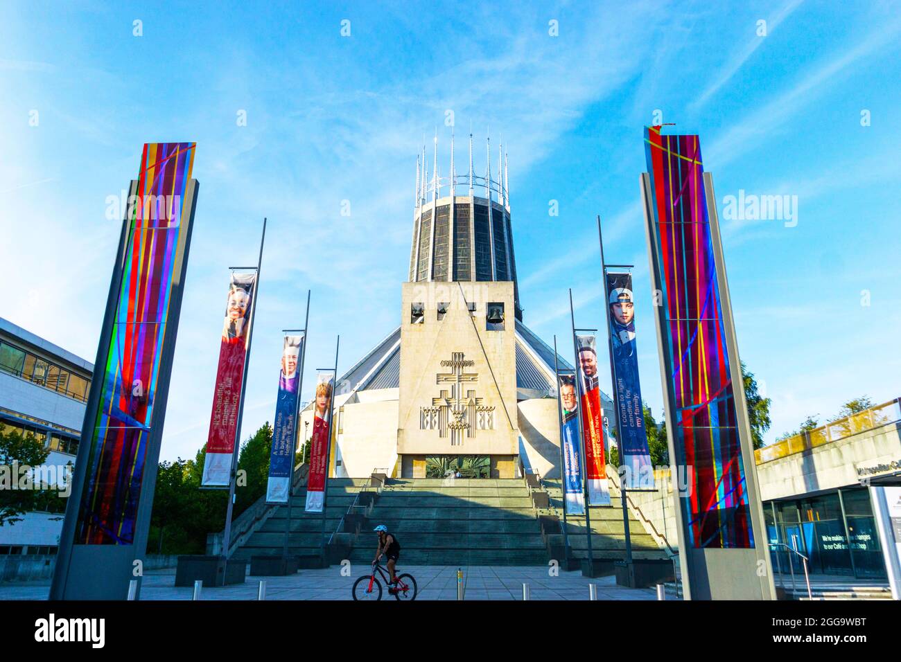 Metropolitan Cathedral of Christ the King in Liverpool Stockfoto