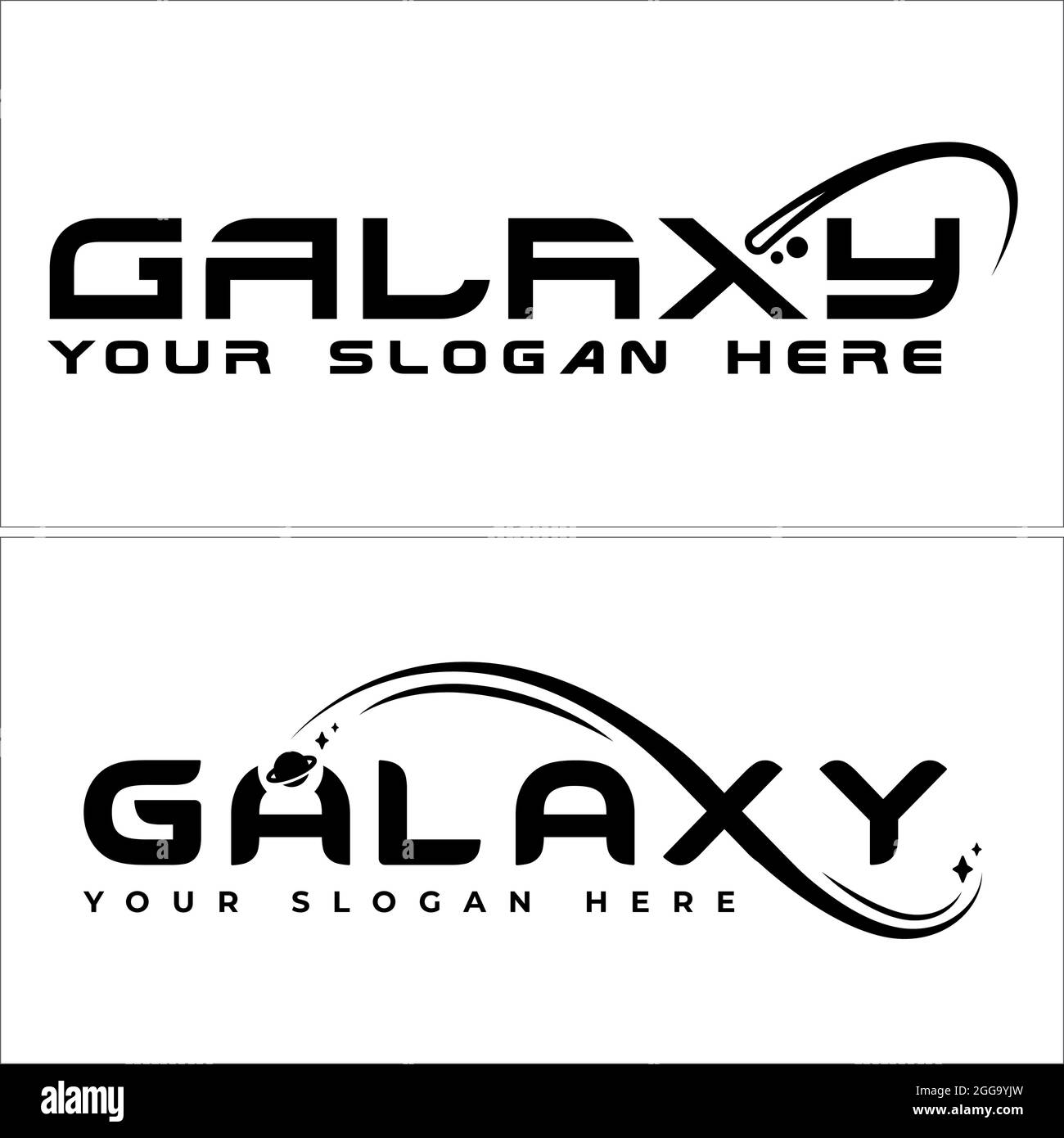 Typografie Buchhaltung Finanz-Logo-Design Stock Vektor