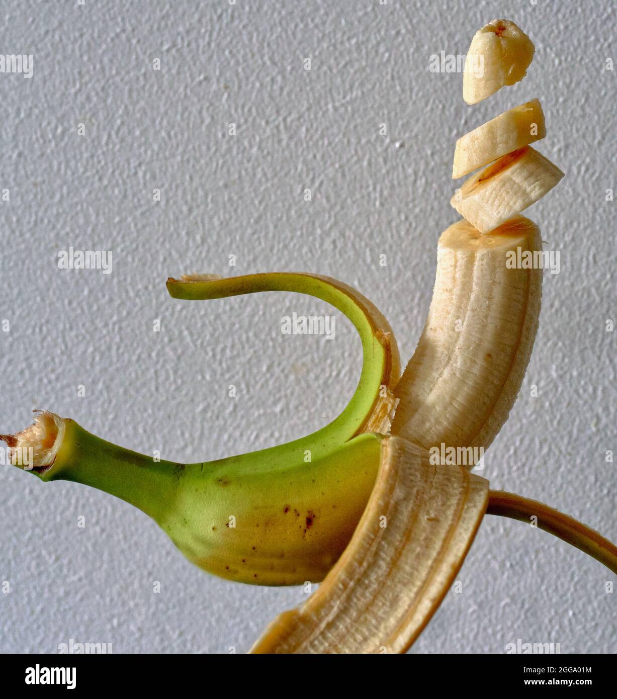 Ninja aus Obst Stockfoto