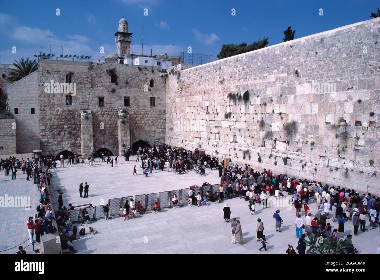 Israel. Jerusalem. Klagemauer. Stockfoto