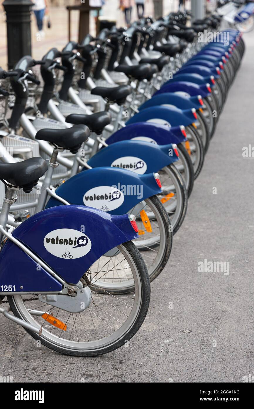 Valenbisi Bike Rent Valencia Stockfotos und -bilder Kaufen - Alamy