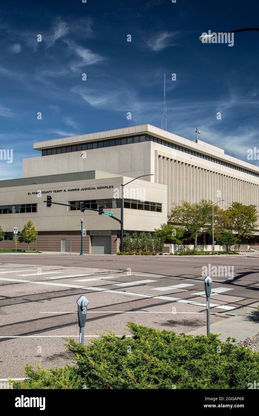 El Paso County Courthouse, Colorado Springs, Colorado USA Stockfoto