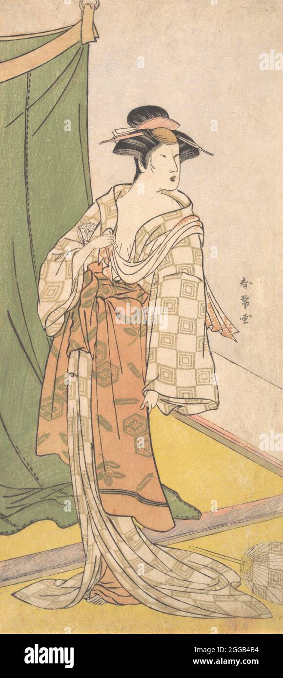 Segawa Kikunojo III, ca. 1785. Stockfoto