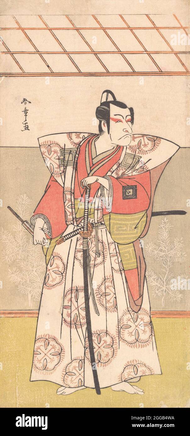 Ichikawa Danjuro V als Samurai von hohem Rang, ca. 1778. Stockfoto