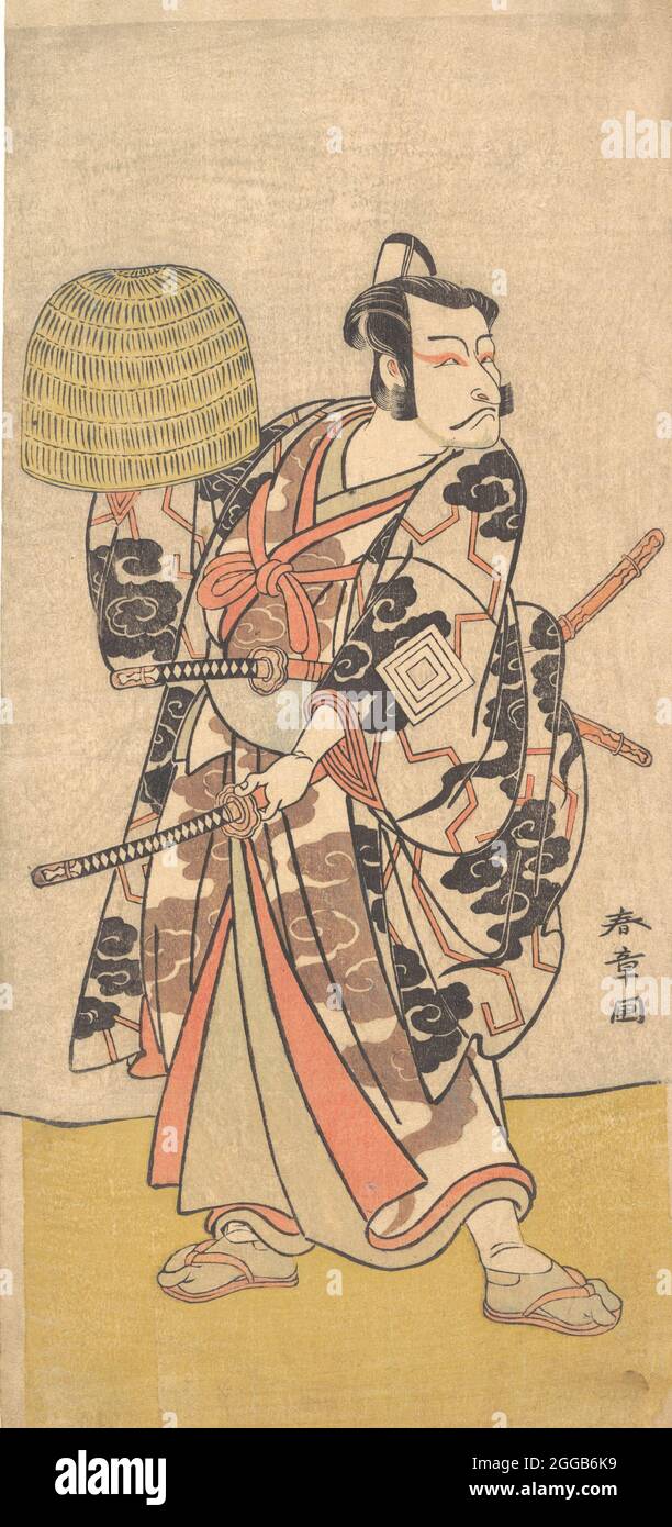 Kabuki Schauspieler Ichikawa Danjuro V, 1774. Stockfoto