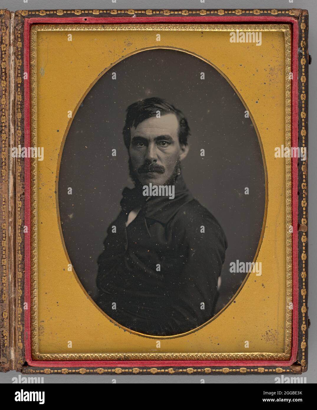 Ohne Titel (Portrait of a man), 1855. Ein Werk aus Daguerreotypie. Stockfoto