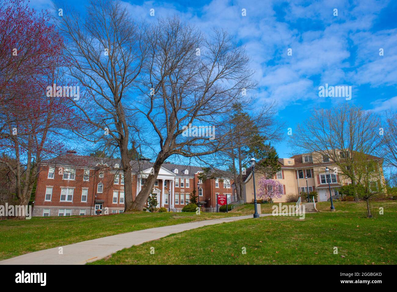 Middlesex Community College Bedford Campus in 591 Springs Road in der Stadt Bedford, Massachusetts, USA. Stockfoto