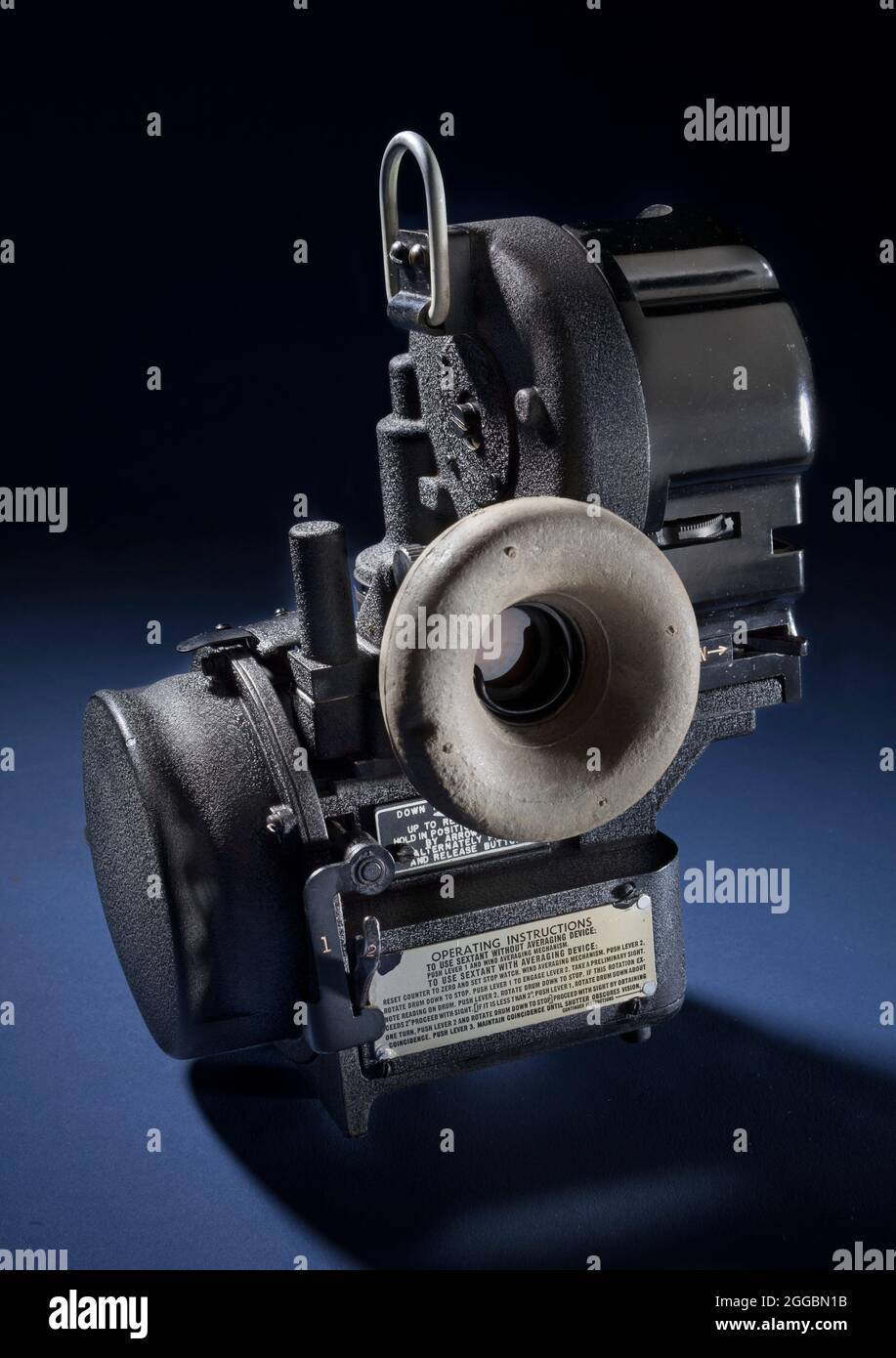 8 x 7 x 7 Zoll, in gepolsterter Tragetasche mit Batteriefach. Stockfoto
