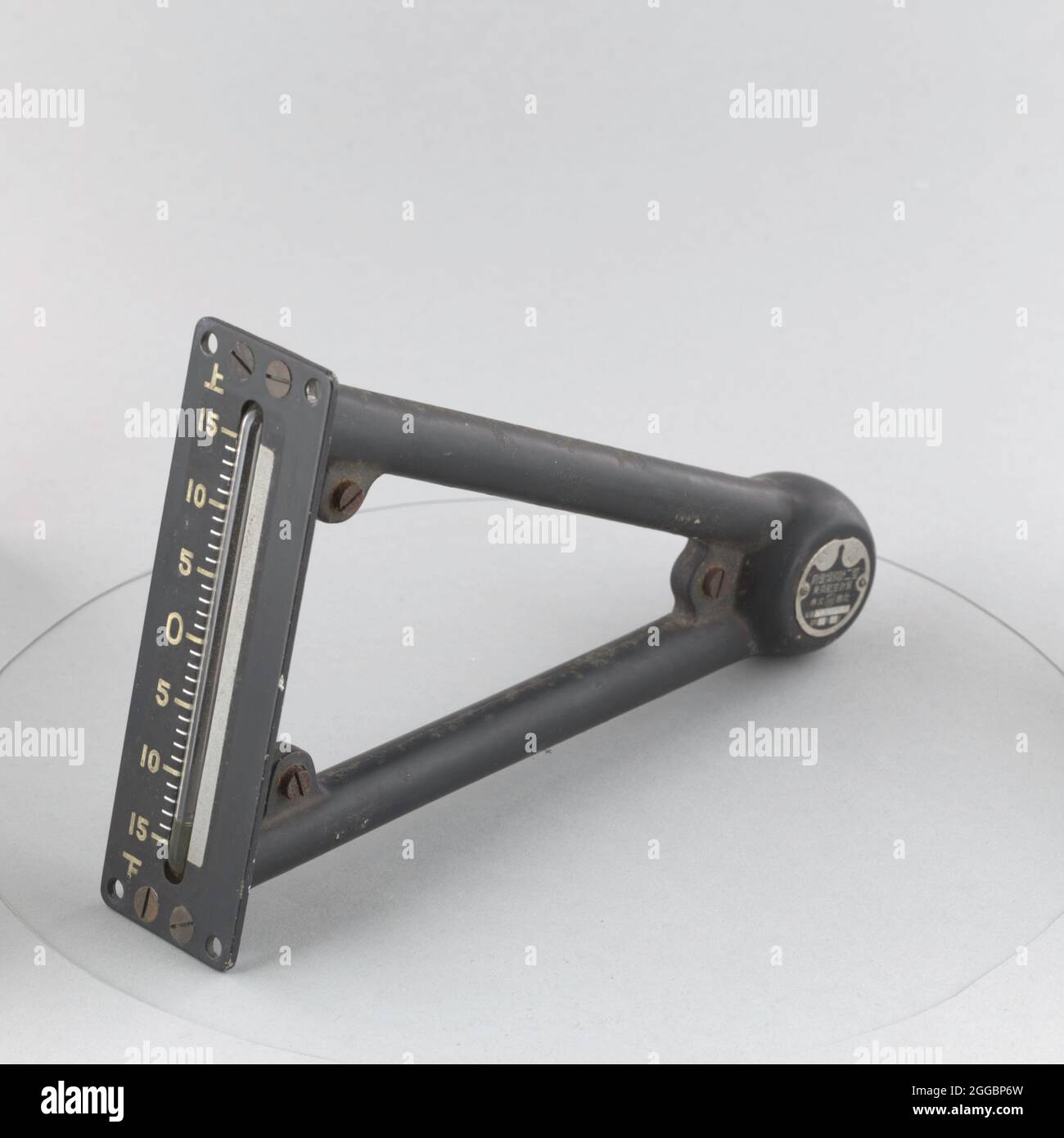 140 mm H, 45 mm B, 210 mm L; + oder - 15 Grad; ww2 Stockfoto