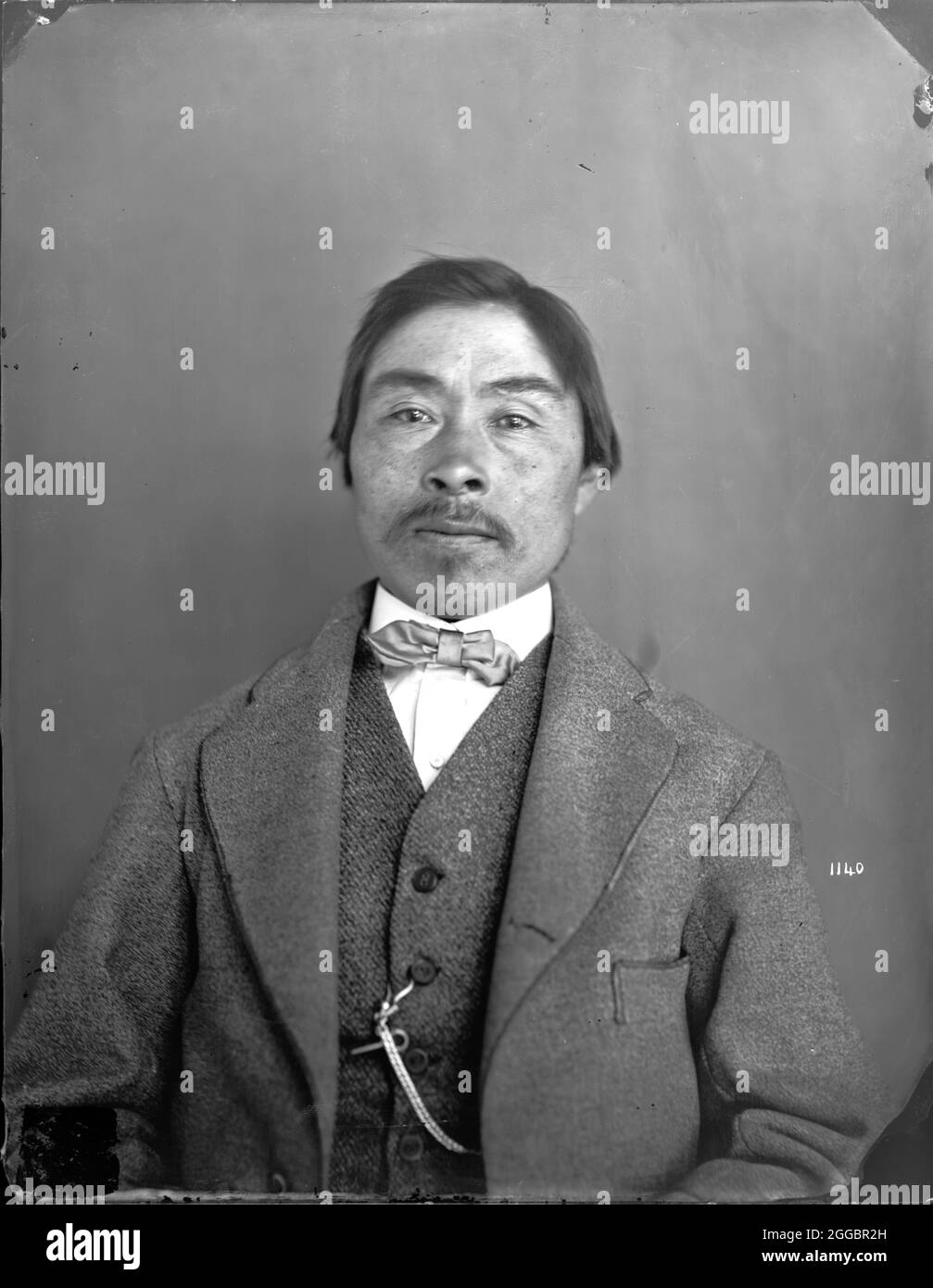 Portrait of Unidentified man, 1880er. Stockfoto