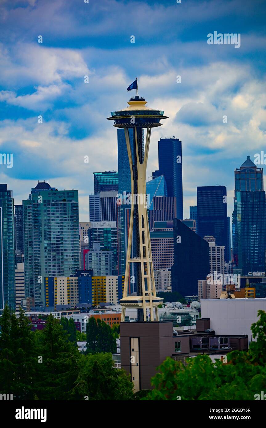 Skyline von Seattle Stockfoto