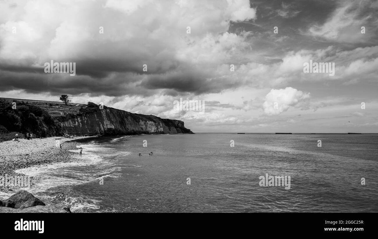 Port en Bessin, Calvados, Region Normandie, Nordwestfrankreich Stockfoto