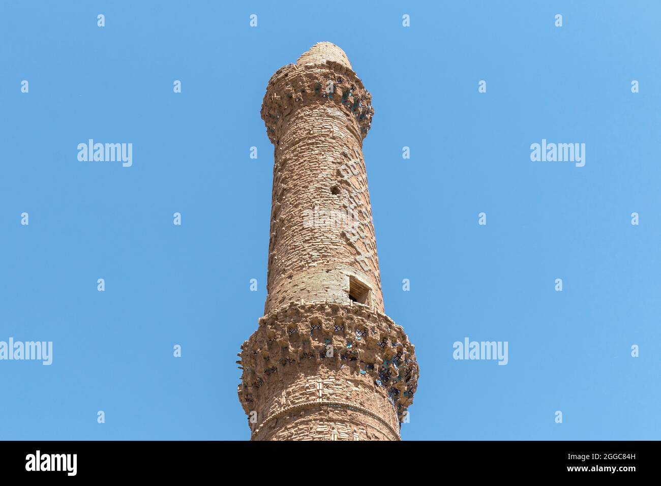 Die Minarette Von Musalla Ruiniert, Herat Afghanistan Stockfoto