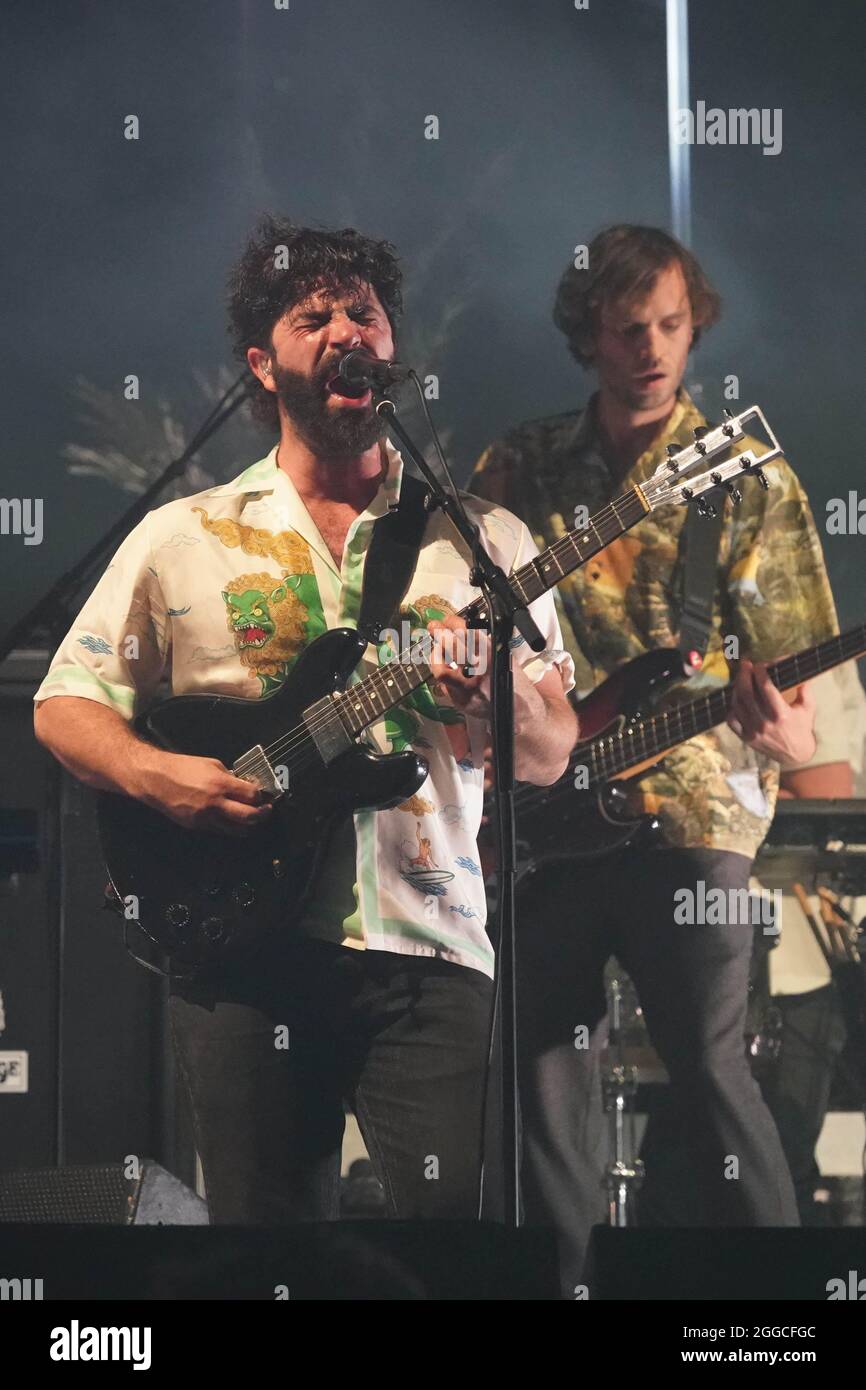 London, Großbritannien. August 2021. Fohlen als Headliner am letzten Tag des All Points East Festivals (APE) im Victoria Park in London. Foto: Richard Gray/Alamy Stockfoto