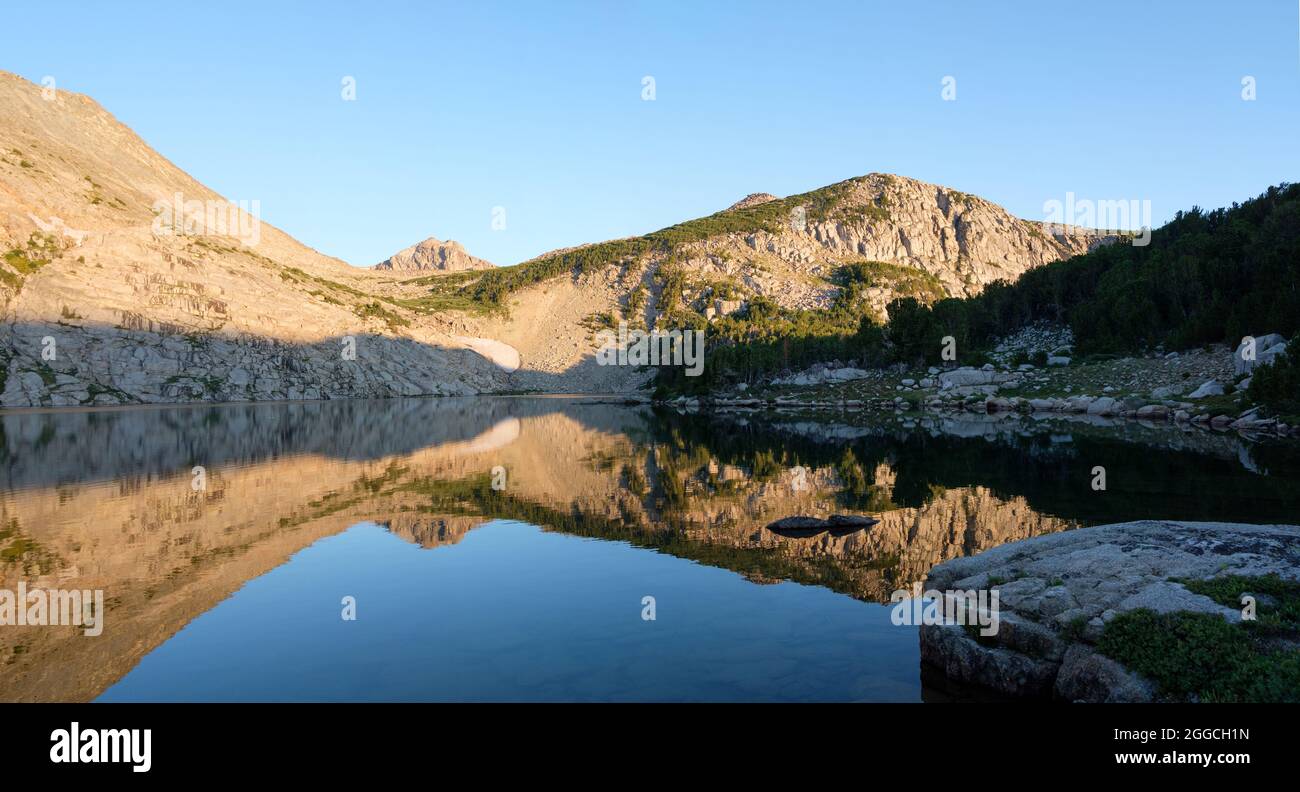 Deep Creek Lake, Wind River Range, Wyoming Stockfoto