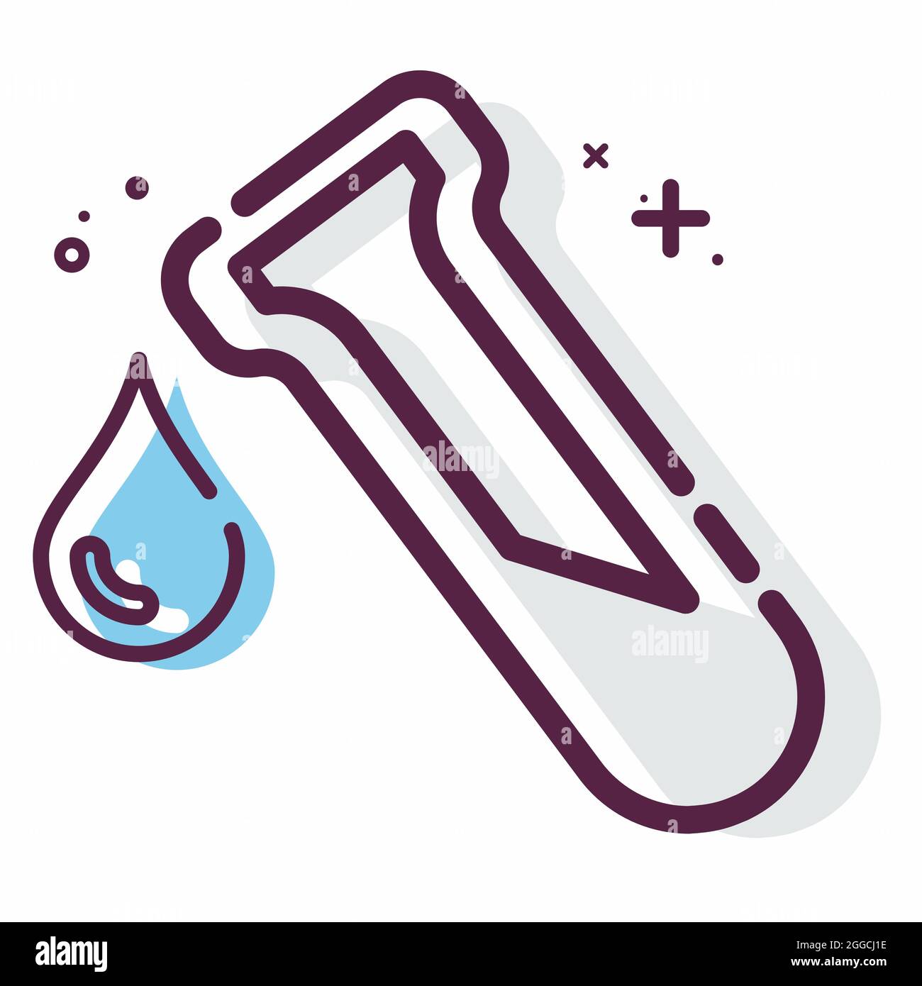 Icon Vector of Drop - MBE Syle - einfache Illustration, editierbare Kontur, Design Template Vector, gut für Drucke, Poster, Werbung, Ankündigungen Stock Vektor